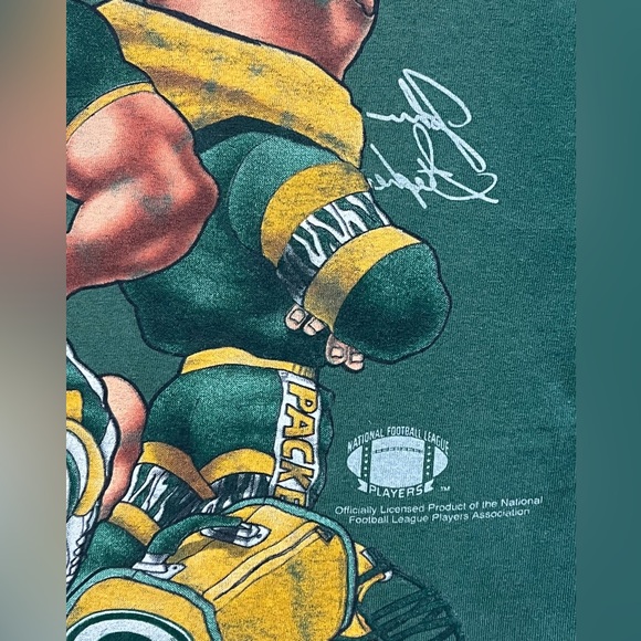 RARE vintage double-sided caricature NFL Green Bay Packers T-shirt. - Picture 2 of 9